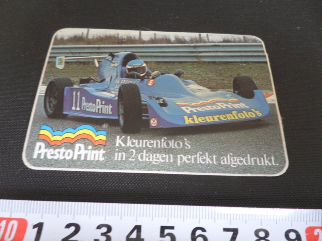 sticker presto print kleurenfoto's in 2 dagen perfekt - F1*, Ophalen of Verzenden, Zo goed als nieuw