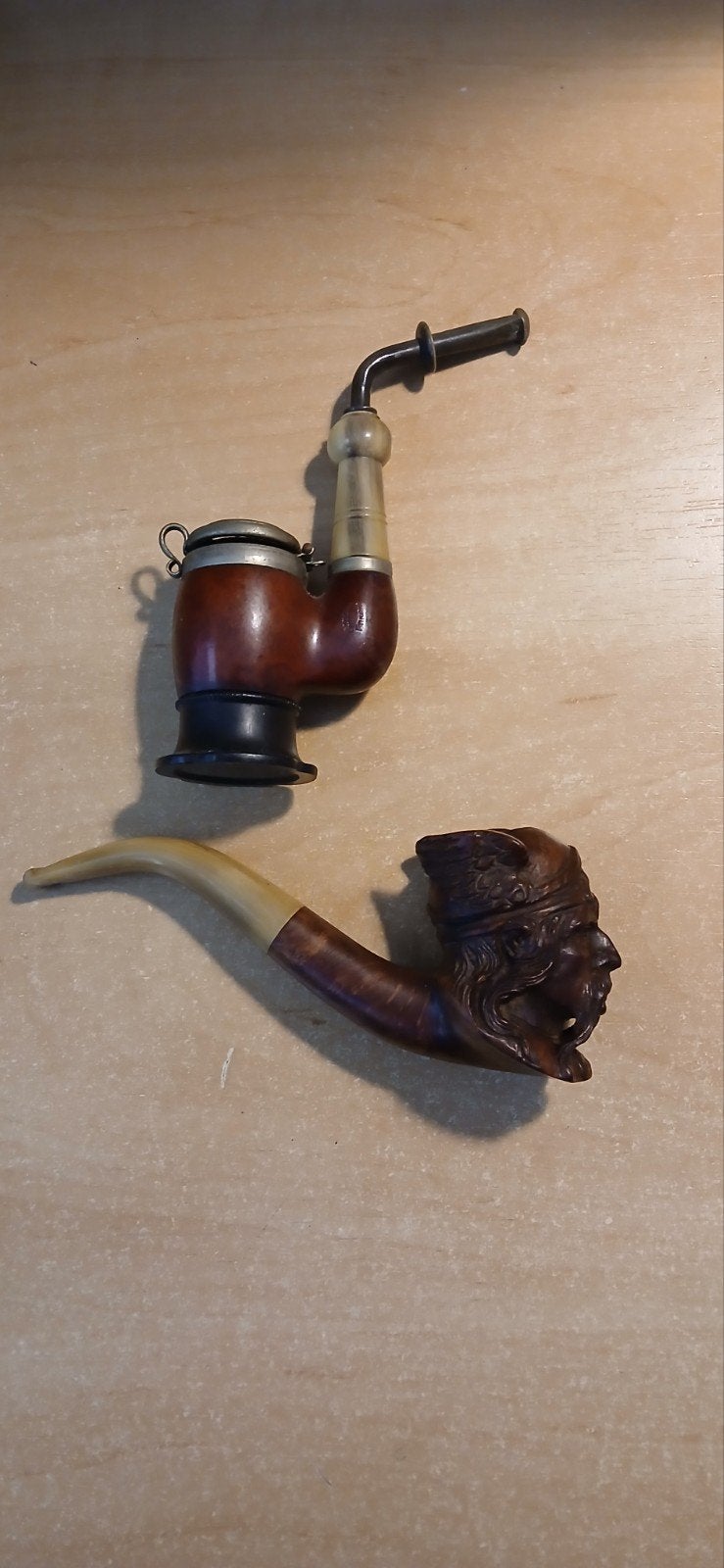 vintage pijp van LLP en German Hunter, Verzamelen, Ophalen of Verzenden, Gebruikt, (Water)pijp