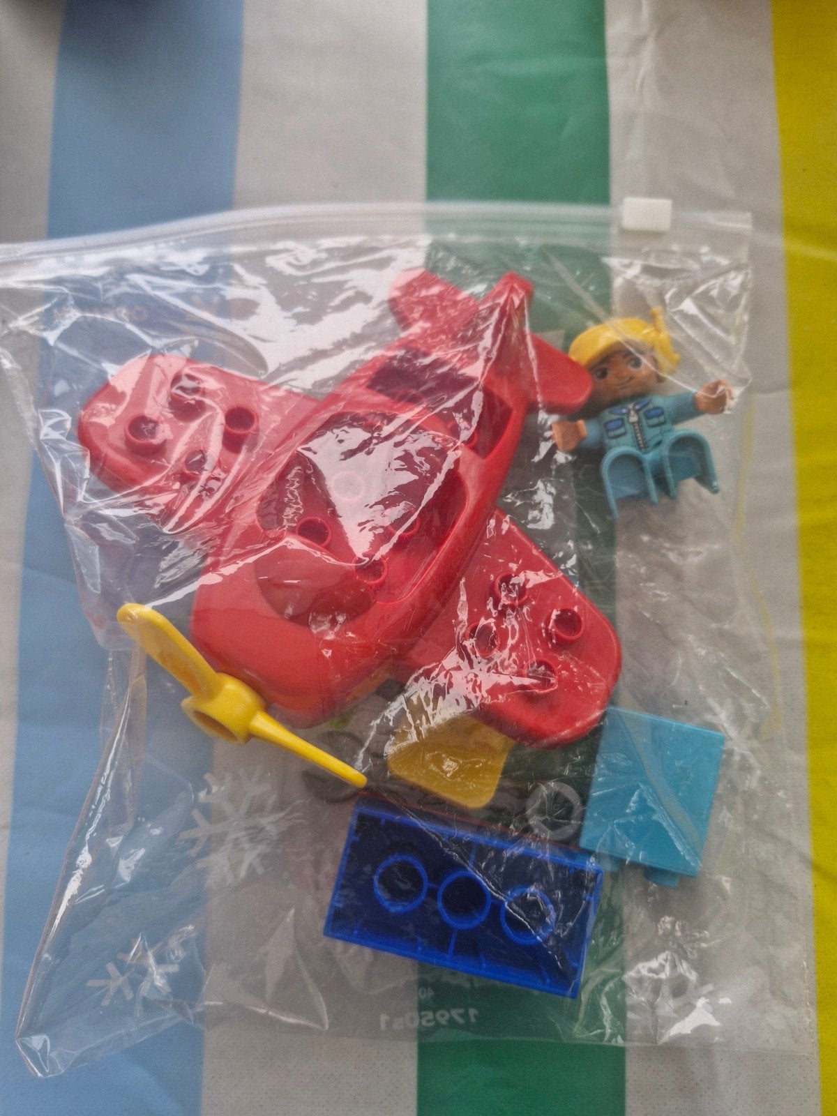 Duplo 10908 vliegtuig, Ophalen of Verzenden, Zo goed als nieuw