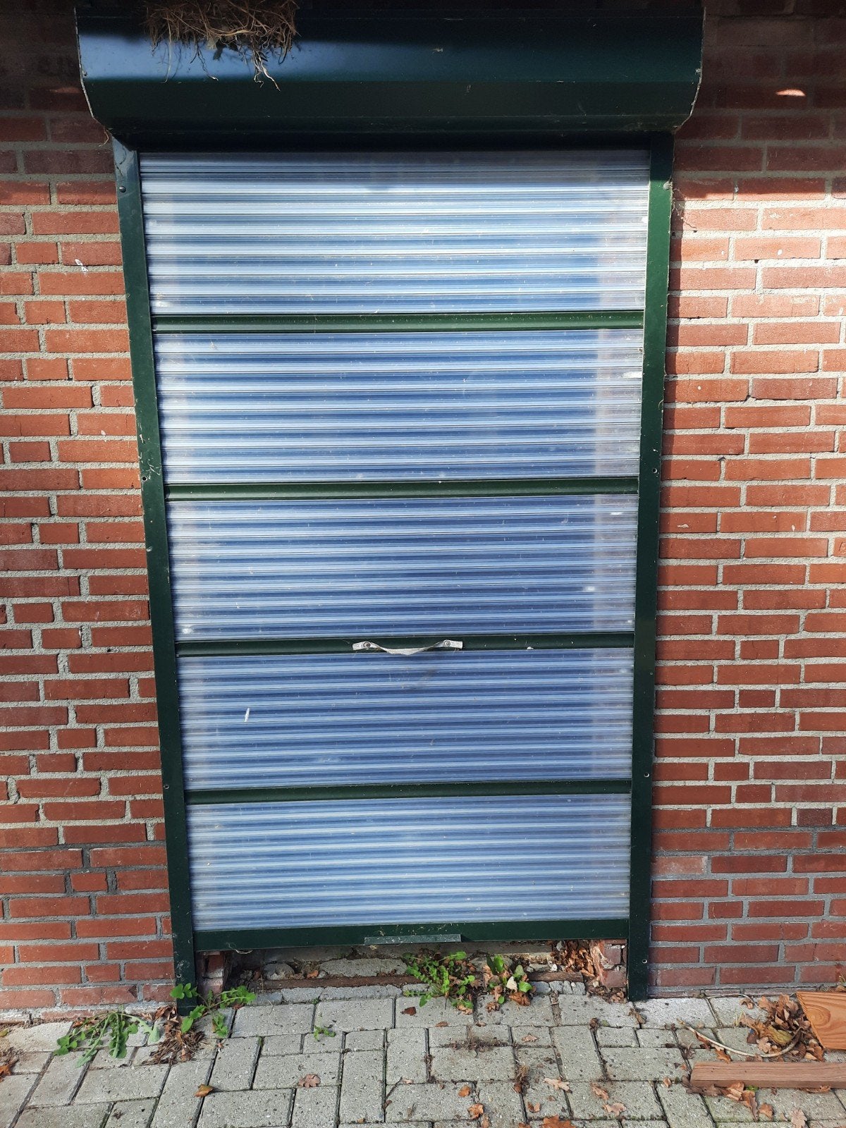 Rolluik (5)voor stal of schuur - 110x210 cm, Ophalen, Gebruikt, Aluminium