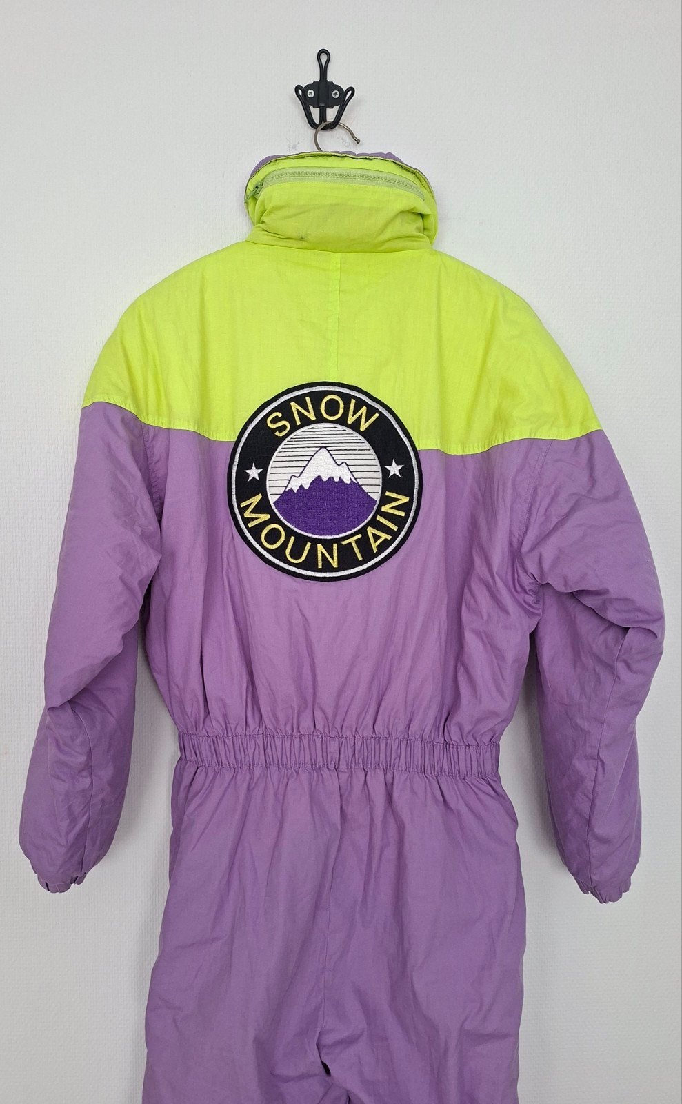 vintage skipak 42/44 retro fout après-ski carnaval klunen, Overige merken, 160 tot 180 cm, Ophalen of Verzenden, Zo goed als nieuw