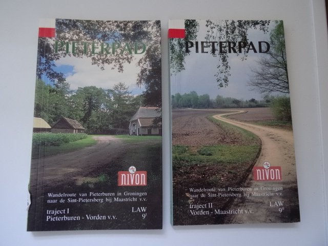 Pieterpad deel 1 en deel 2 wandelgids, Fiets- of Wandelgids, Europa, Ophalen of Verzenden, Gelezen