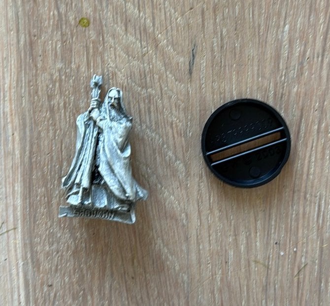 MESBG Saruman (metal), Hobby en Vrije tijd, Ophalen of Verzenden, Zo goed als nieuw, Warhammer