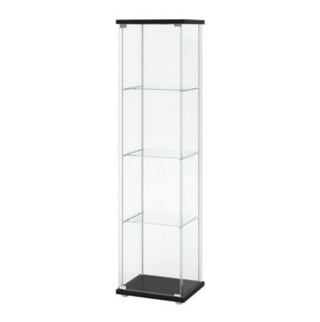 IKEA Detolf glazen vitrinekast, Ophalen, Met plank(en), Minder dan 50 cm, 150 tot 200 cm
