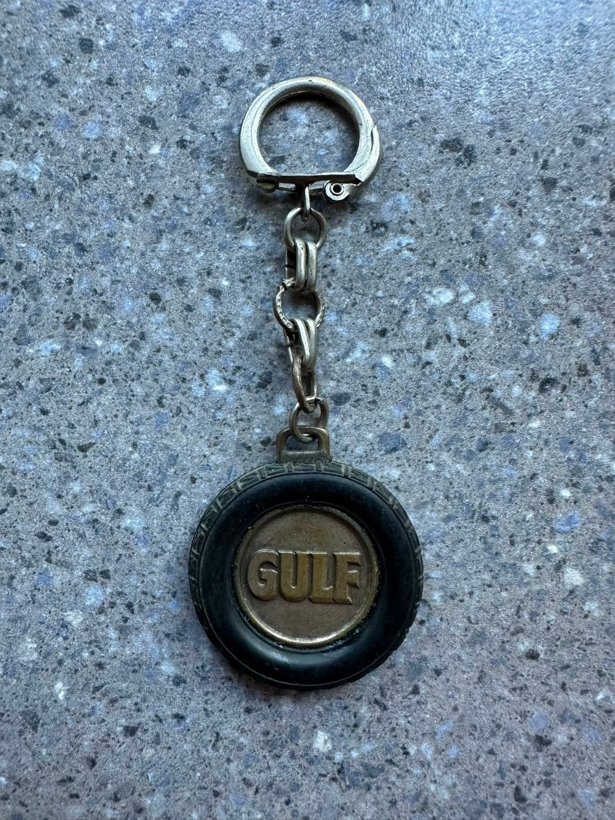 GULF sleutelhanger, Ophalen of Verzenden, Gebruikt, Merk