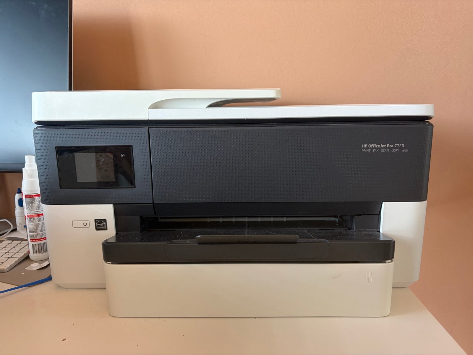 HP OfficeJet Pro 7720 All-in-One Printer - Goede Staat, Ophalen, Faxen, Inkjetprinter, All-in-one