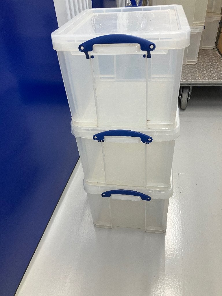 plastic opbergbakken, stapelbaar, kratten, Ophalen, 40 tot 60 cm, 50 tot 75 cm, Minder dan 35 cm
