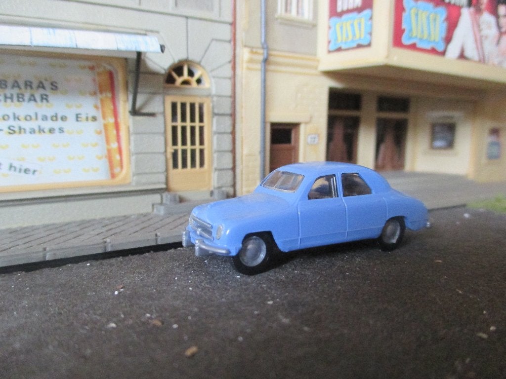 1952 Skoda 1200 / 1201 sedan - Igra licht-blauw, Ophalen of Verzenden, Nieuw, Auto, Overige merken