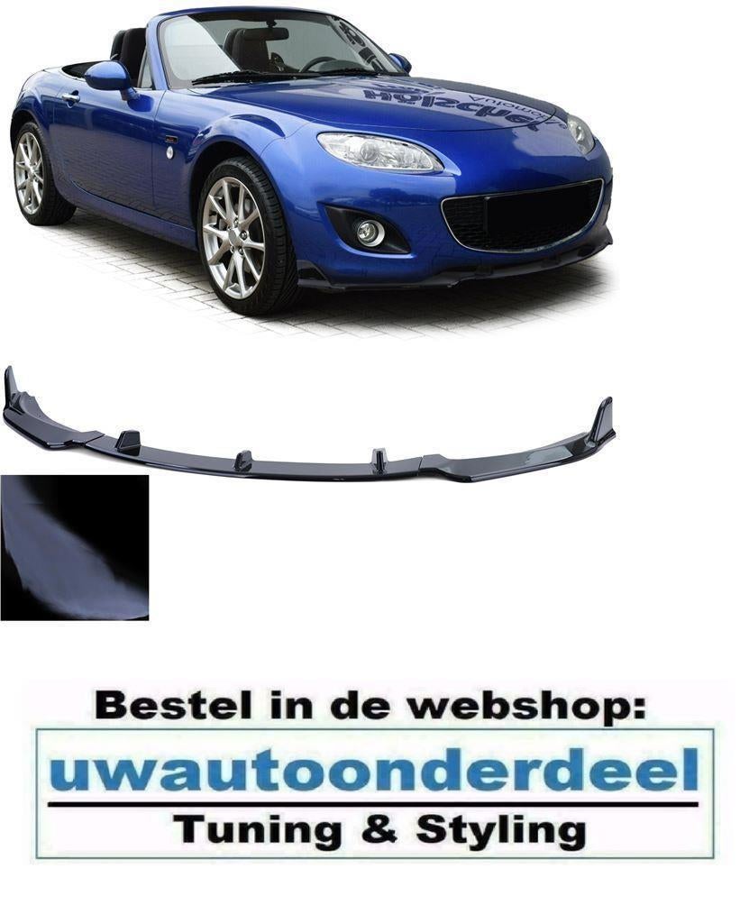 Spoiler Voorspoiler Splitter Lip Glans Zwart Voor Mazda MX5, Verzenden