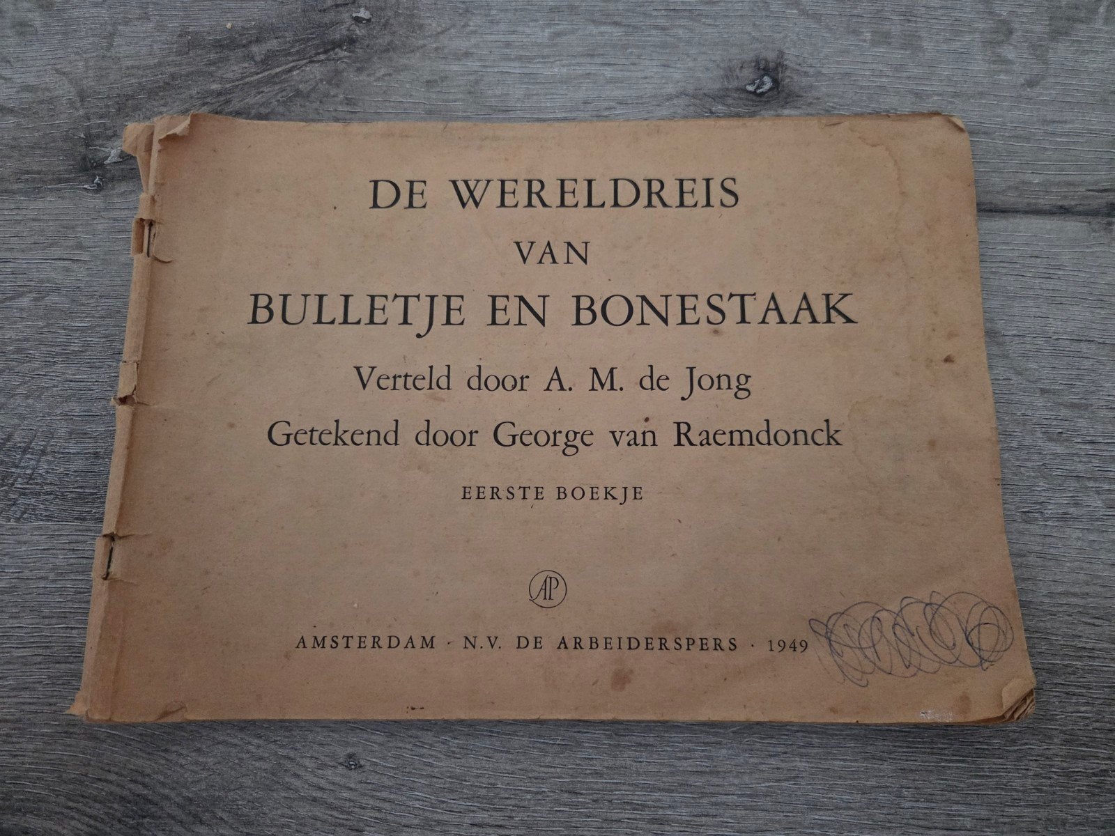 De Wereldreis van Bulletje en Bonestaak"., Fictie algemeen, Ophalen of Verzenden, Onbekend, Gelezen