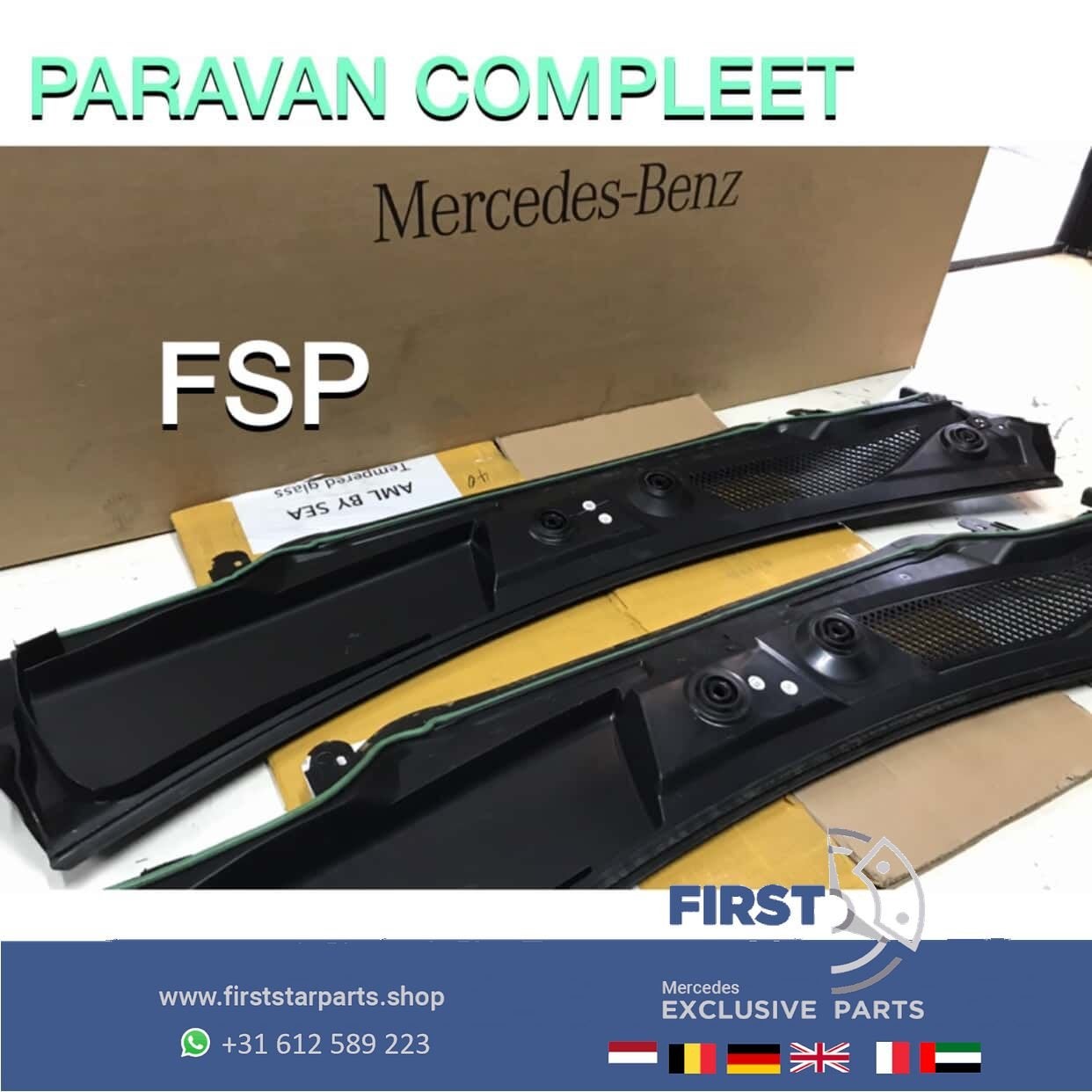 Paravan Paravent Mercedes W176 A W246 B W117 CLA W156 GLA Kl, Auto-onderdelen, -, -, -
