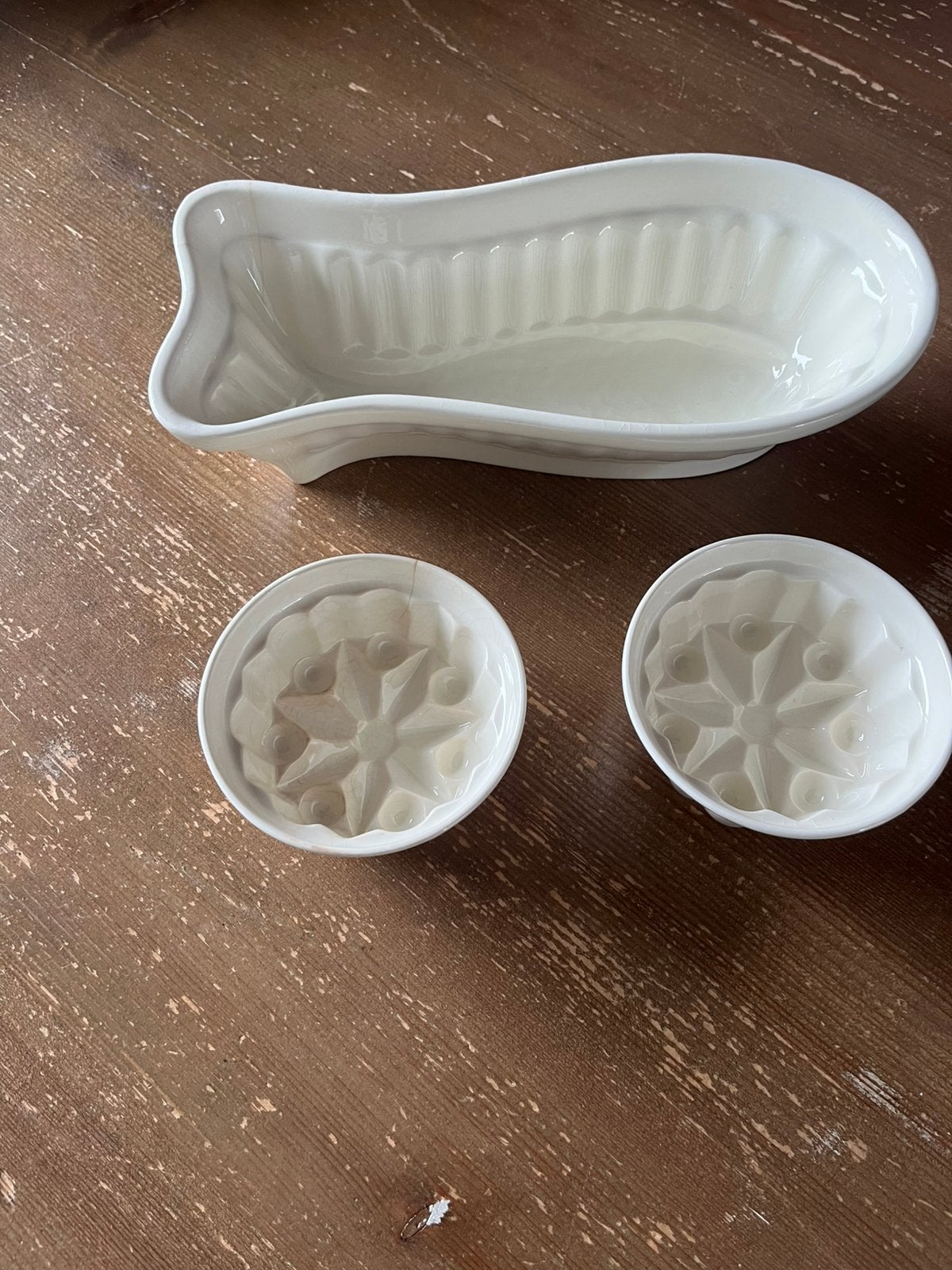 Vintage pudding schaaltjes, Ophalen of Verzenden