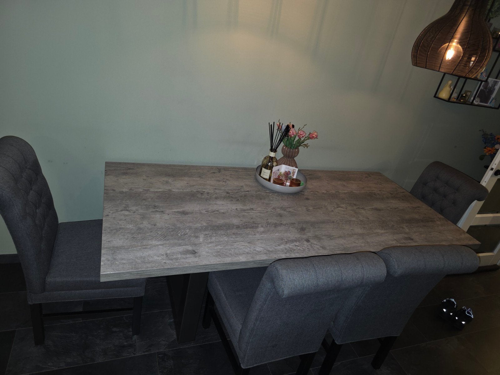 Eetkamertafel Formula-U/Jetty/Malmo (Haco) 220x100cm, Ophalen, Gebruikt, 100 tot 150 cm, Overige materialen