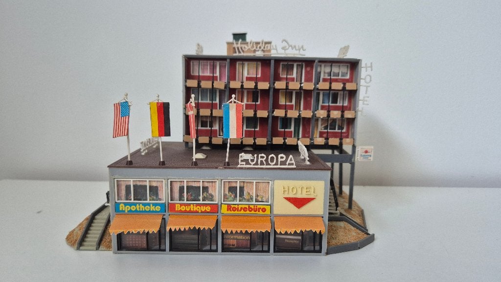 Faller B-910 HO - Hotel, Overige merken, Gelijkstroom of Wisselstroom, Brug, Tunnel of Gebouw, Ophalen of Verzenden