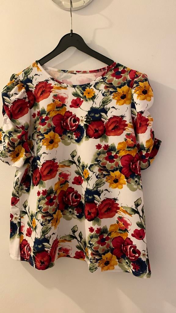 Bloementuniek, Kleding | Dames, Verzenden, Nieuw, Overige kleuren, Blouse of Tuniek