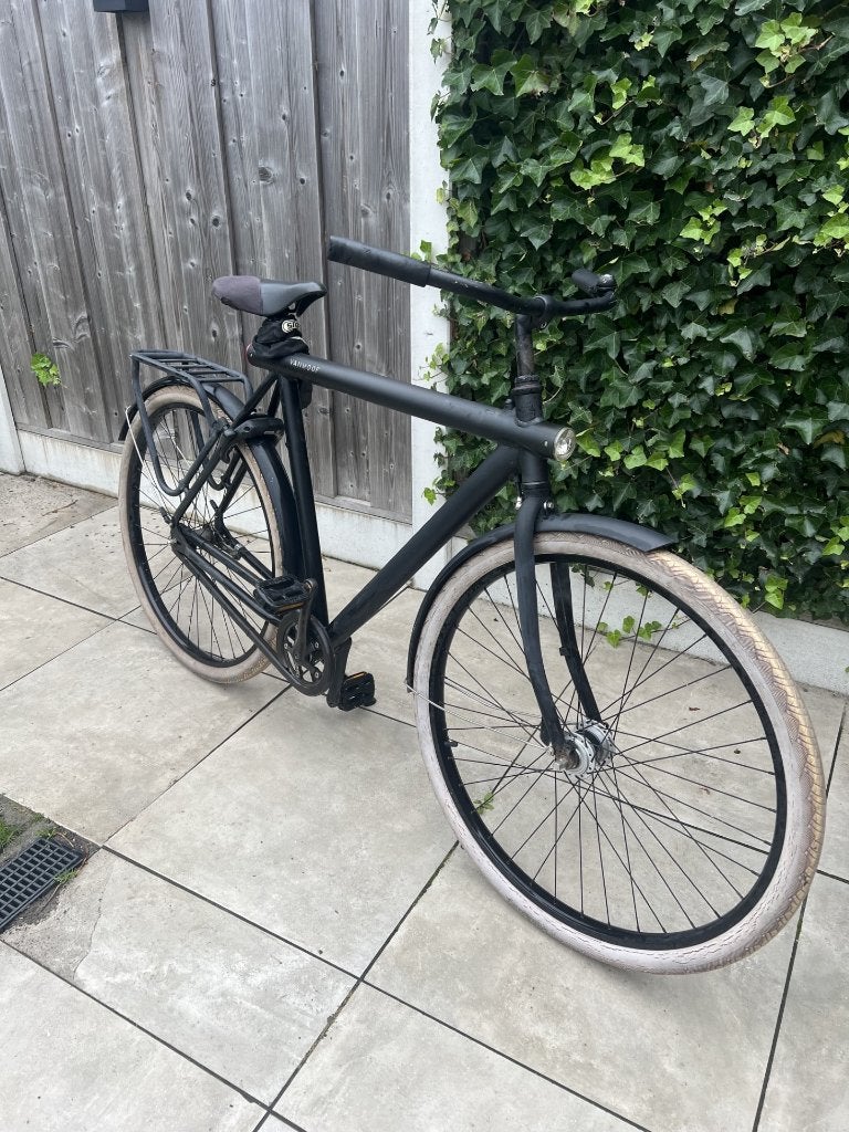 VanMoof No. 3 Stadsfiets – Mat Zwart – Single Speed, Ophalen, Gebruikt, Terugtraprem, Overige merken