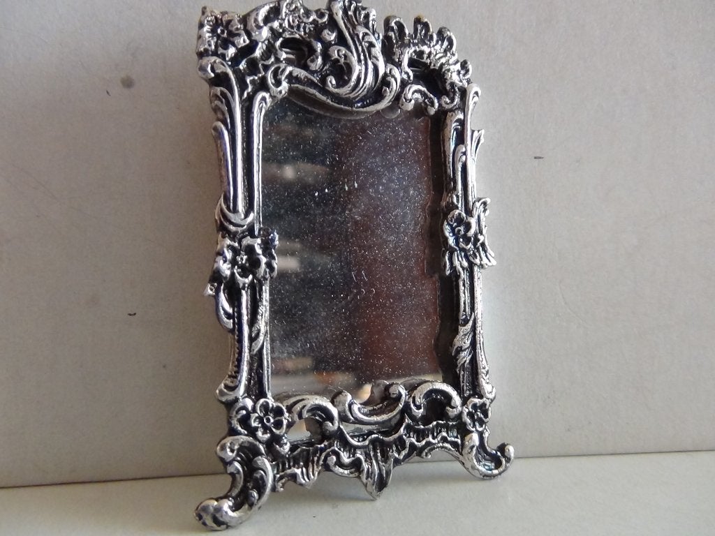 Miniatuur zilver l105-33 HANGSPEIGEL zilveren miniaturen, Verzenden, Zilver