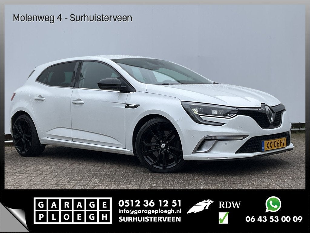 Renault Mégane 1.6 TCe GT 206pk Aut7 HUD 4 Control Voll.Ond, Auto's, Renault, Gebruikt, 4 cilinders, Automatische klimaatregeling
