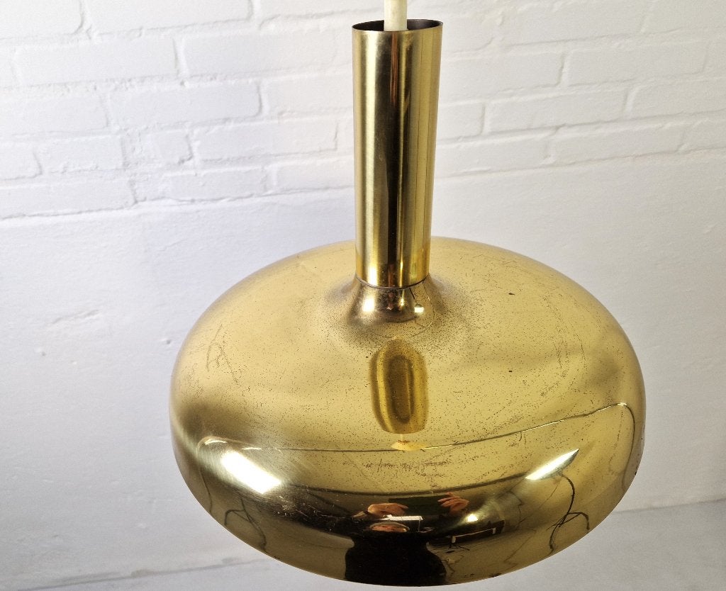 Sölken Leuchten hanglamp | 1960s, Gebruikt, -, -, Mid-century, vintage, messing, hanglamp, Duits, design