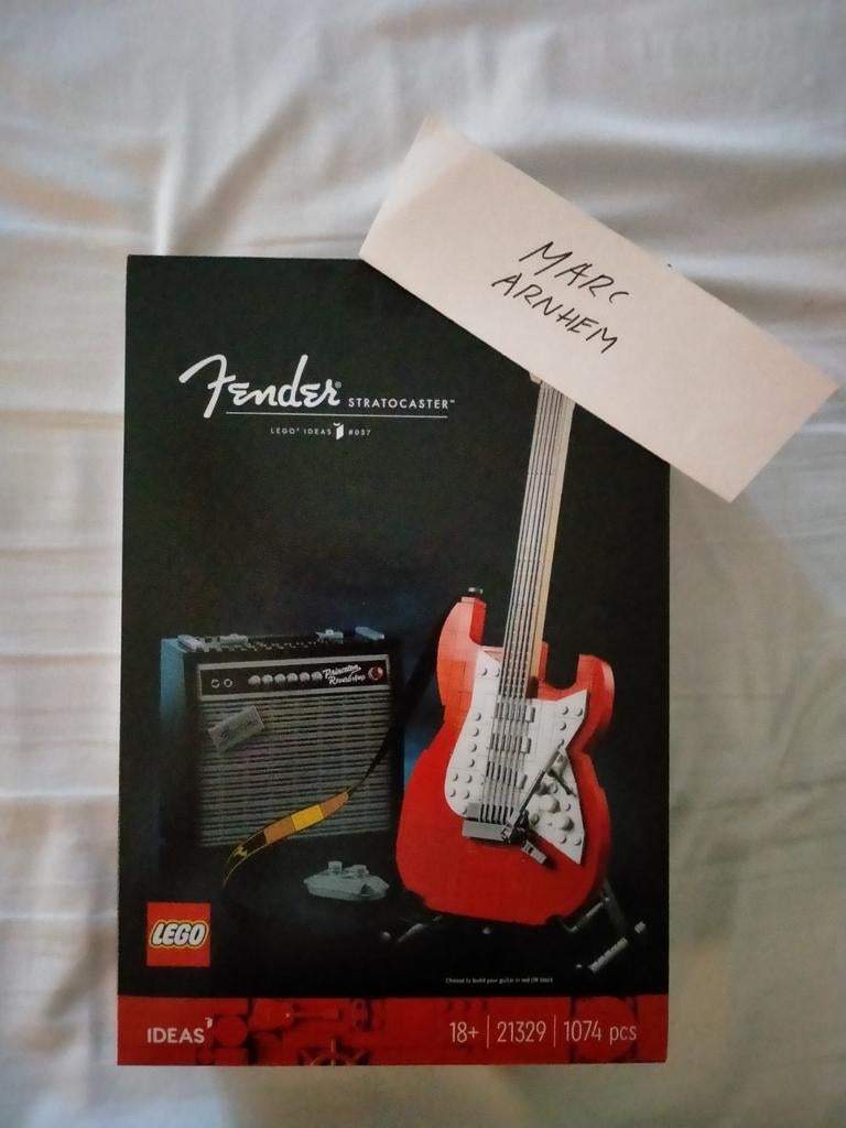 Lego ideas 21329 Fender Stratocaster nieuw verzegelde set, Ophalen of Verzenden, Nieuw, Complete set, Lego