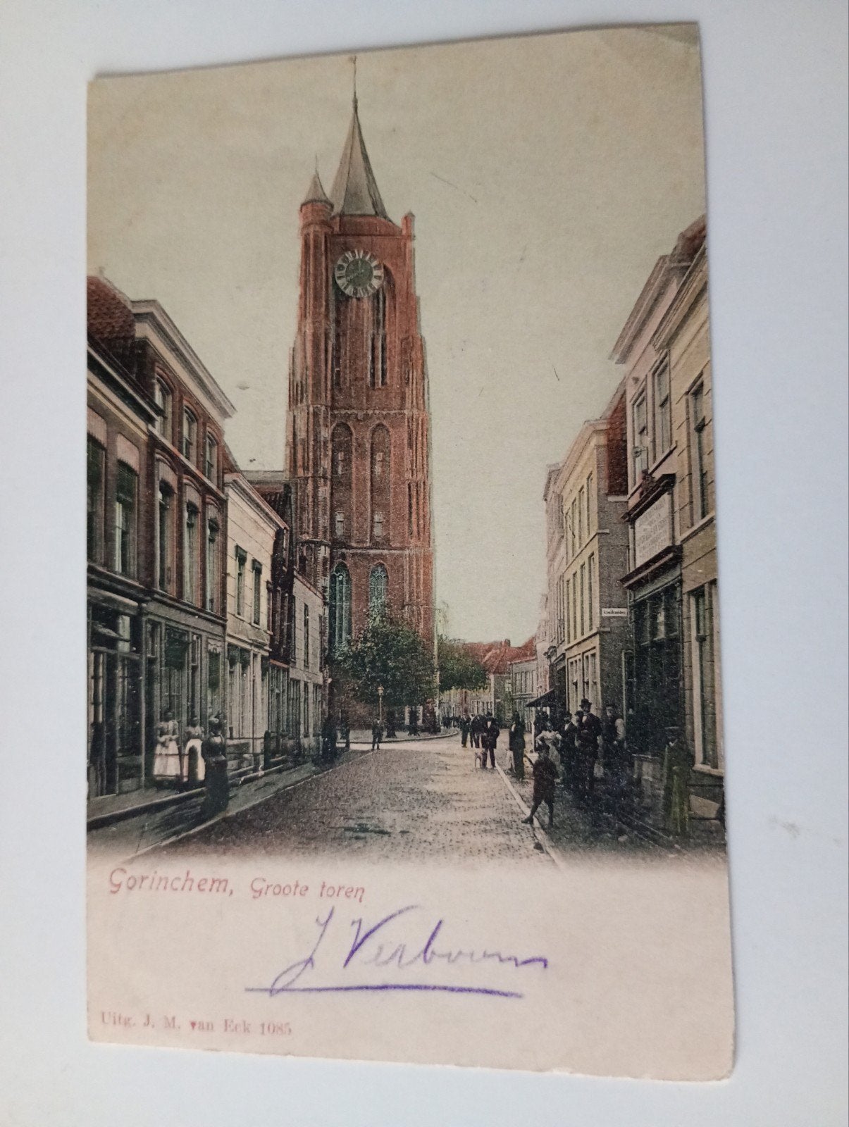 Gorinchem Groote Kerk 1904, Ophalen of Verzenden, Voor 1920, Gelopen, Zuid-Holland