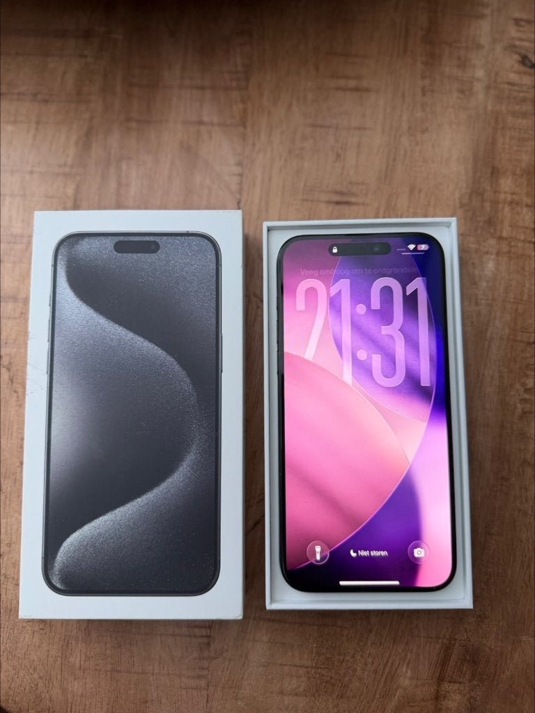 Iphone 15 Pro Max 256 GB, Telecommunicatie, Mobiele telefoons | Apple iPhone, Zwart, IPhone 15 Pro Max, Zo goed als nieuw, Zonder simlock