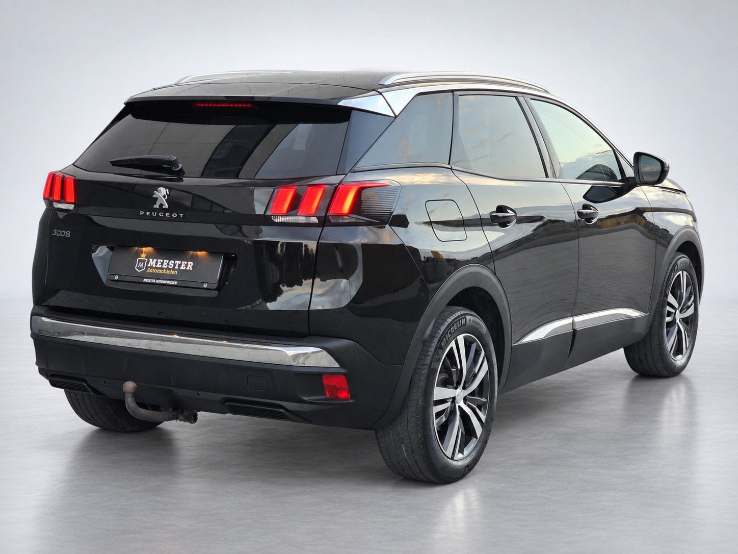 Peugeot 3008 1.2 PureTech Allure|NAVI|PDC|ACC, Auto's, Stof, Gebruikt, Met garantie (alle), Zwart