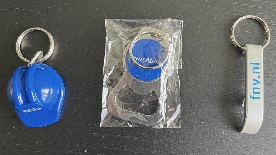 3 nieuwe sleutelhangers, Ophalen of Verzenden, Nieuw, Merk
