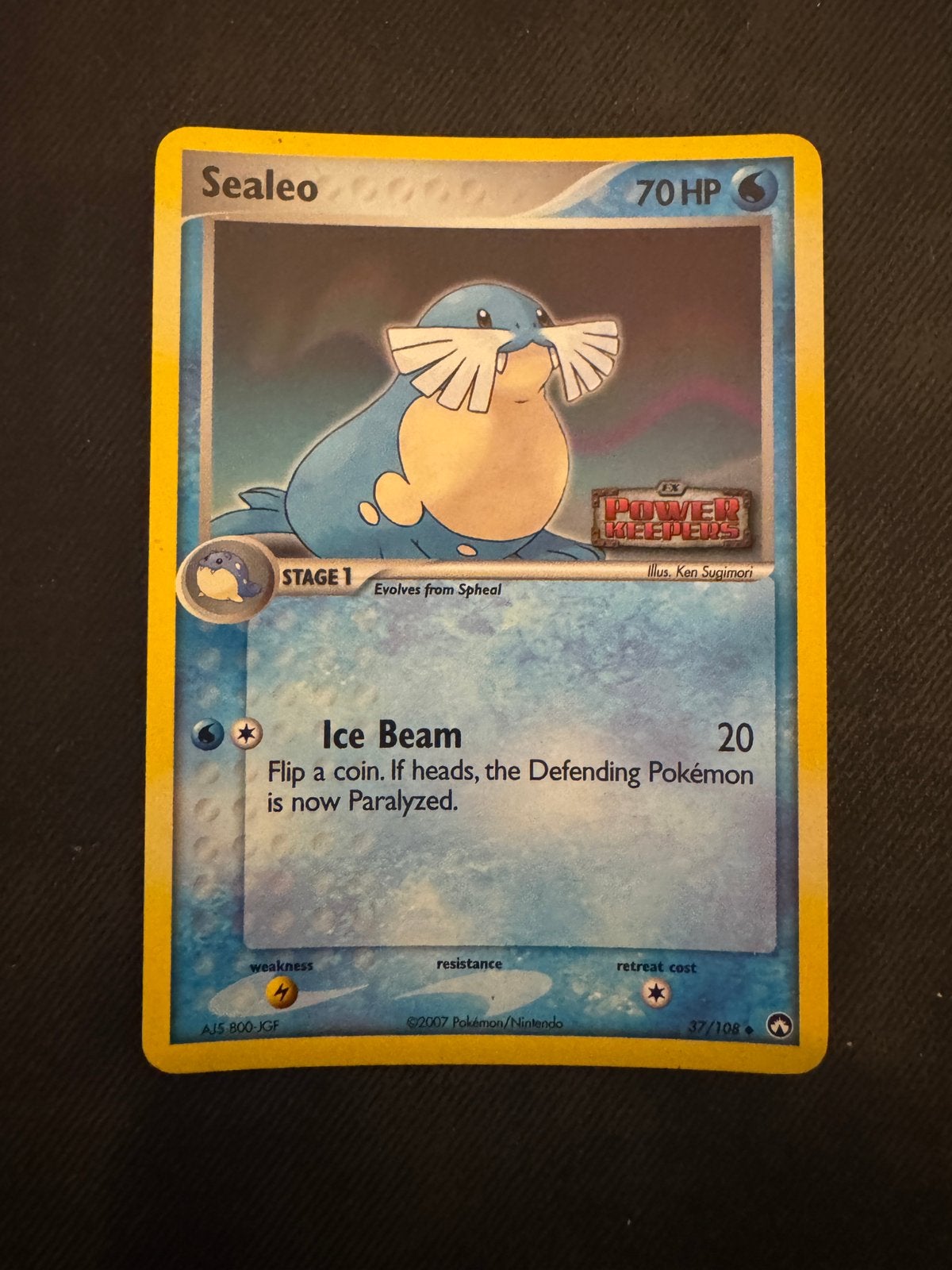 Sealeo 37/108 reverse holo EX Power Keepers Pokemon kaart, Verzenden, Zo goed als nieuw