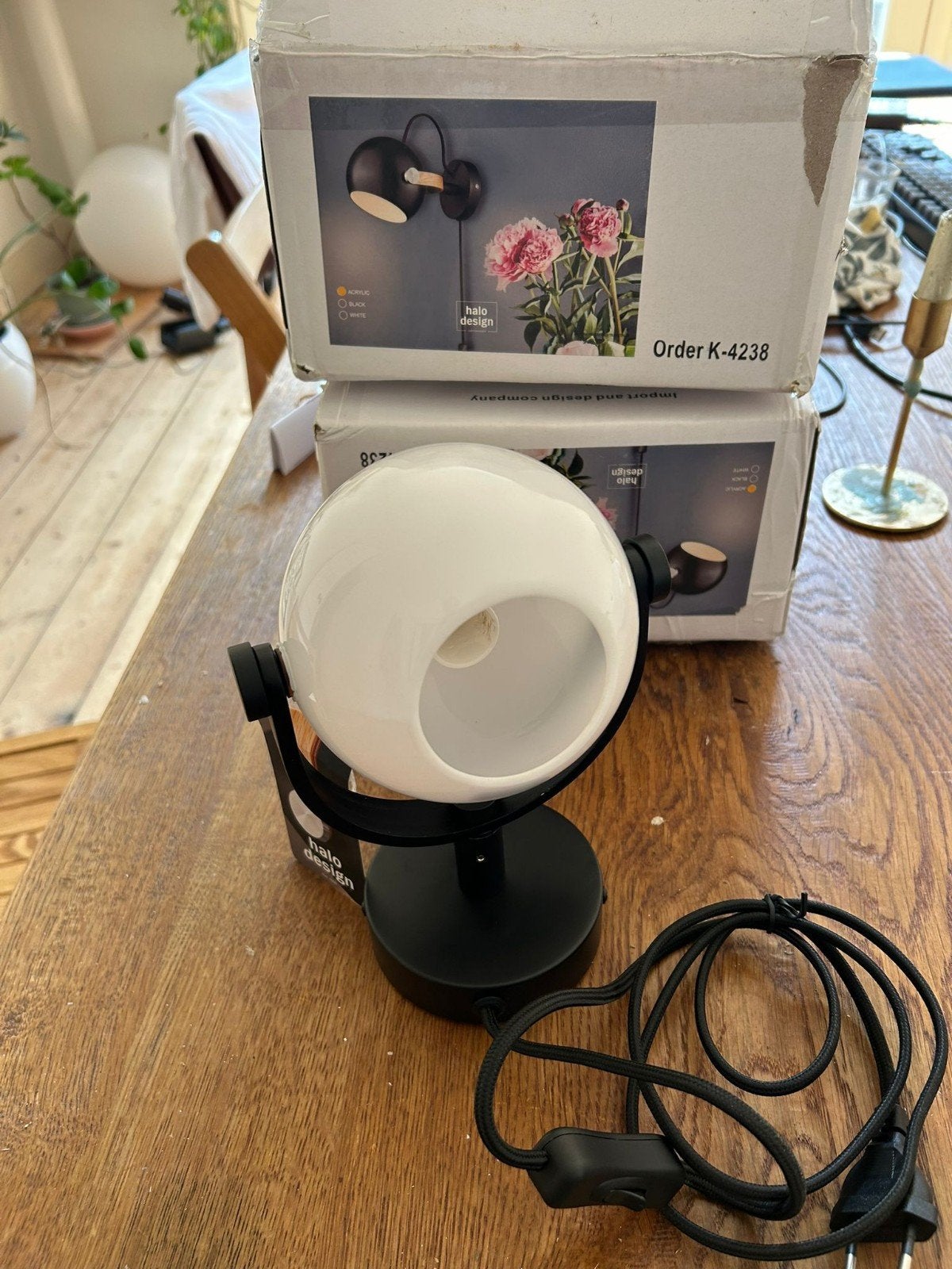 2x Halo Design Muurlamp, Overige merken, Zwart, Nieuw, Modern