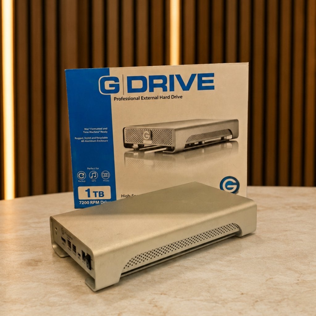 G-Drive 1000 Gen 4 Externe Harde Schijf - In Nette Staat, Flex Ltd., Zo goed als nieuw, https://flex.com/contact-us, Nobelstraat 10, 5807 GA Oostrum LB, Limburg, Nederland