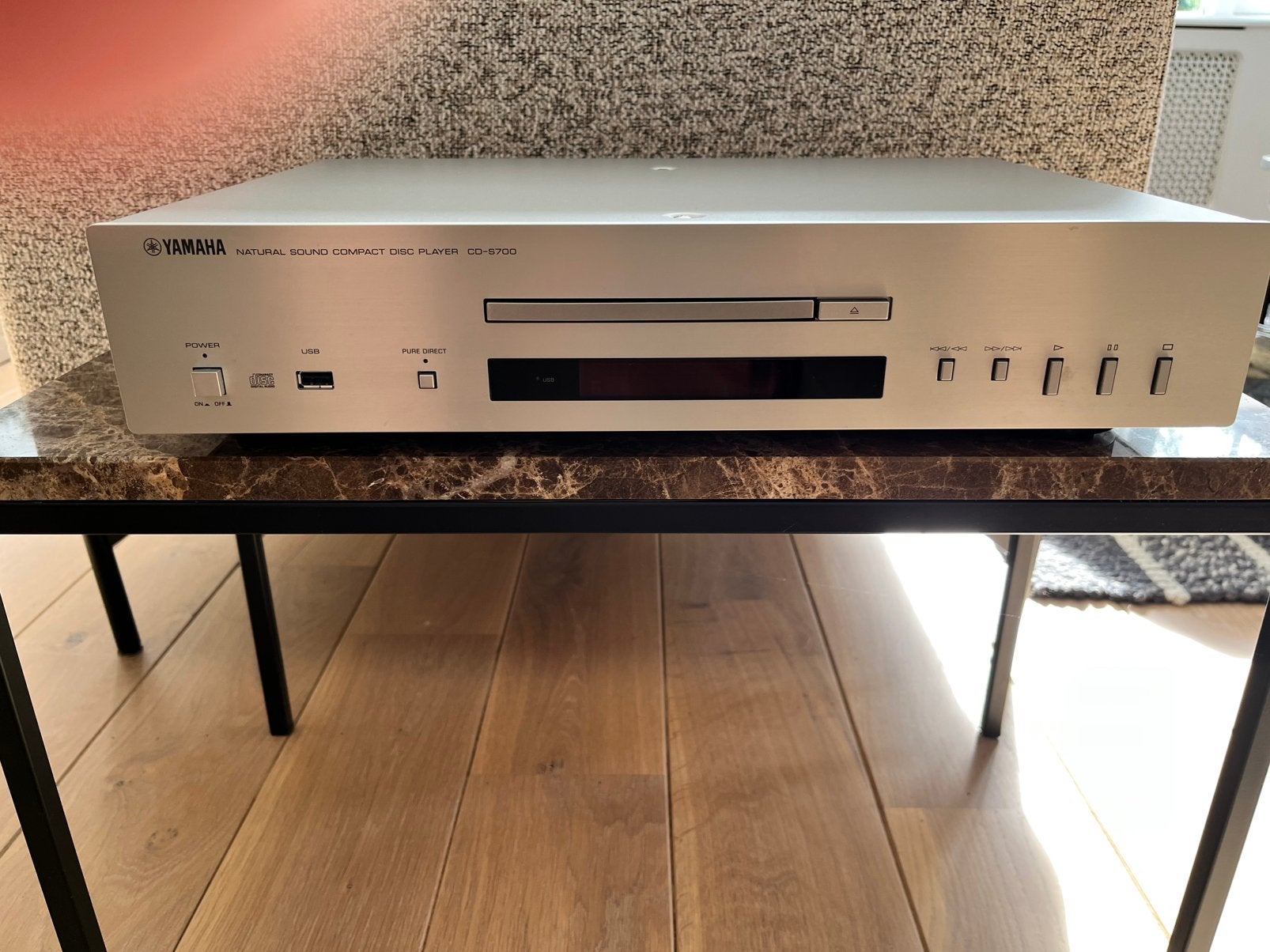 Yamaha CD-S700 cd-speler – zilver, Ophalen of Verzenden, Gebruikt, Overige merken