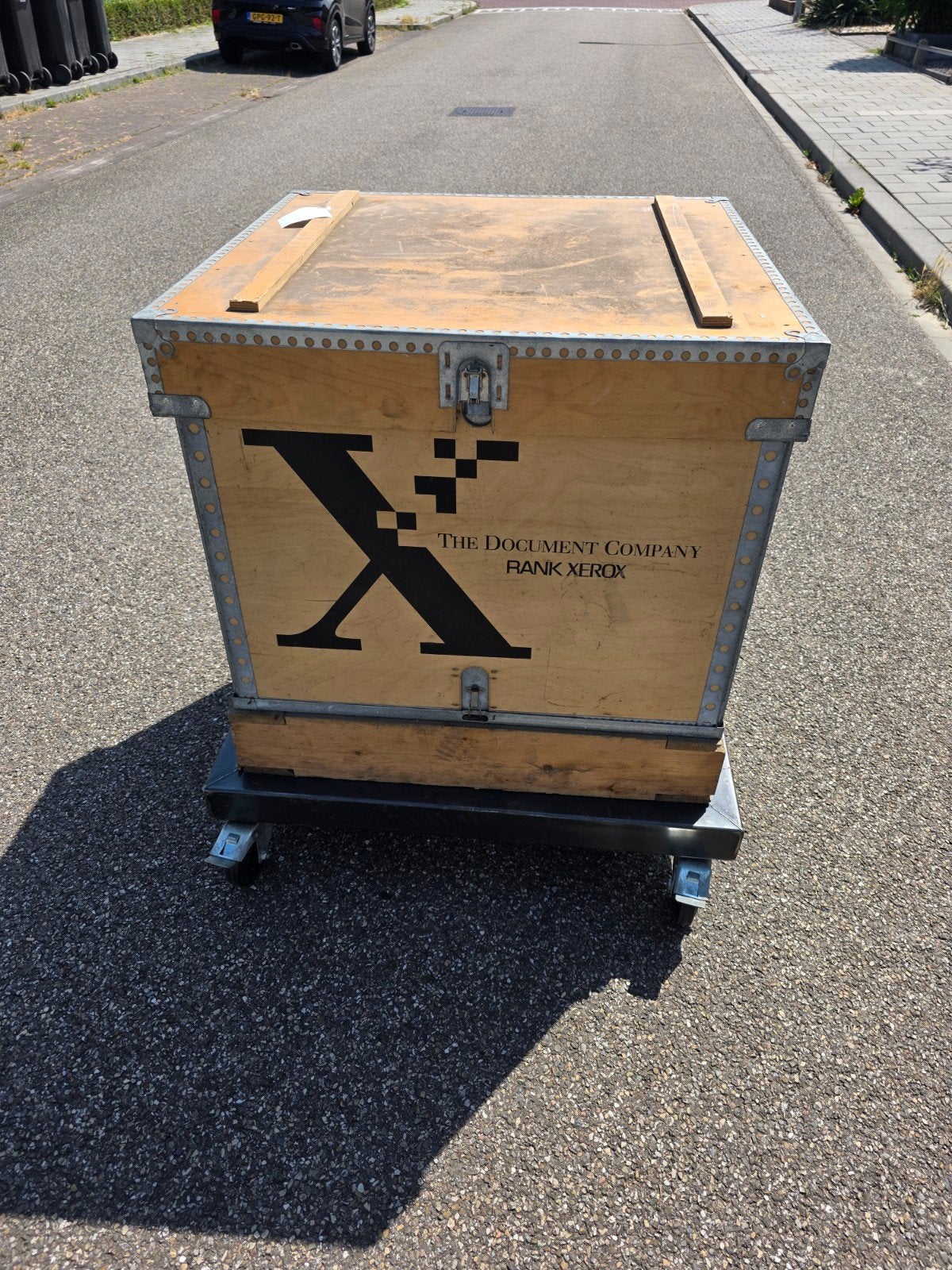 Inklapbare transportkist - Rank Xerox, Doe-het-zelf en Verbouw, Kratten en Dozen, Gebruikt, Opvouwbaar, 60 cm of meer, Onbekend