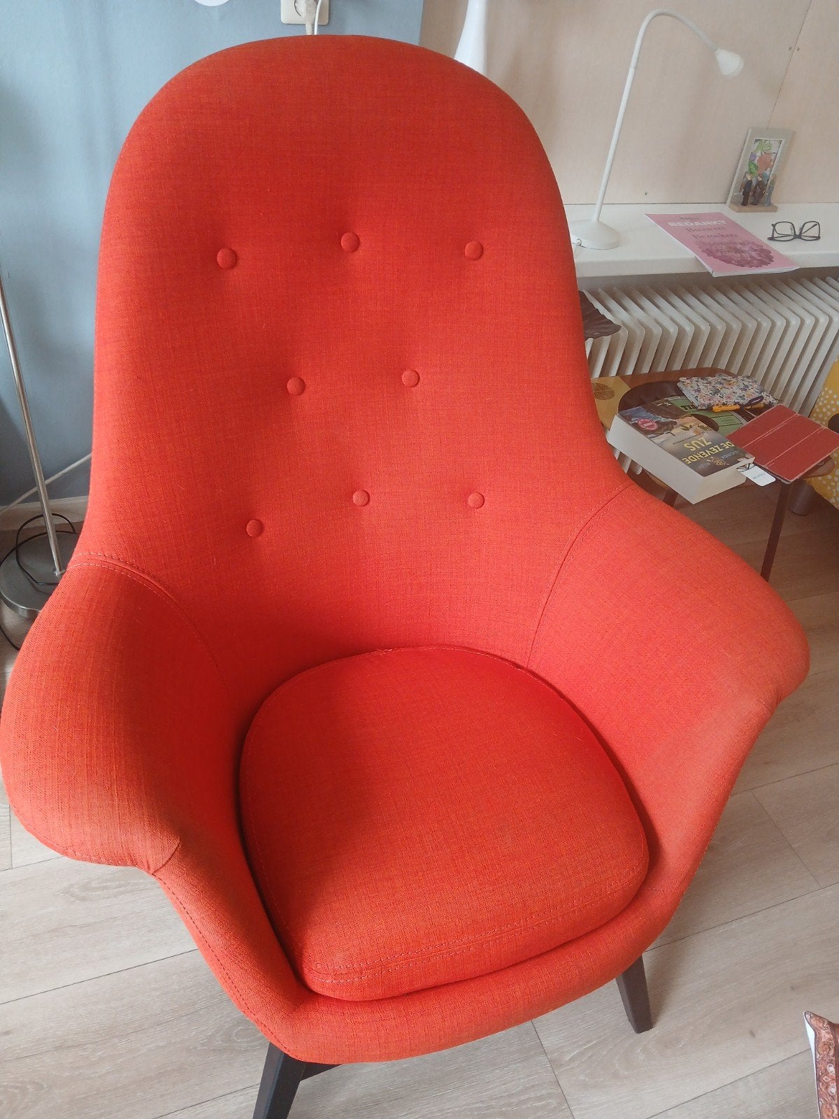 Oranje Bernarp Ikea Fauteuil., Ophalen, Gebruikt, Overige kleuren, Eén