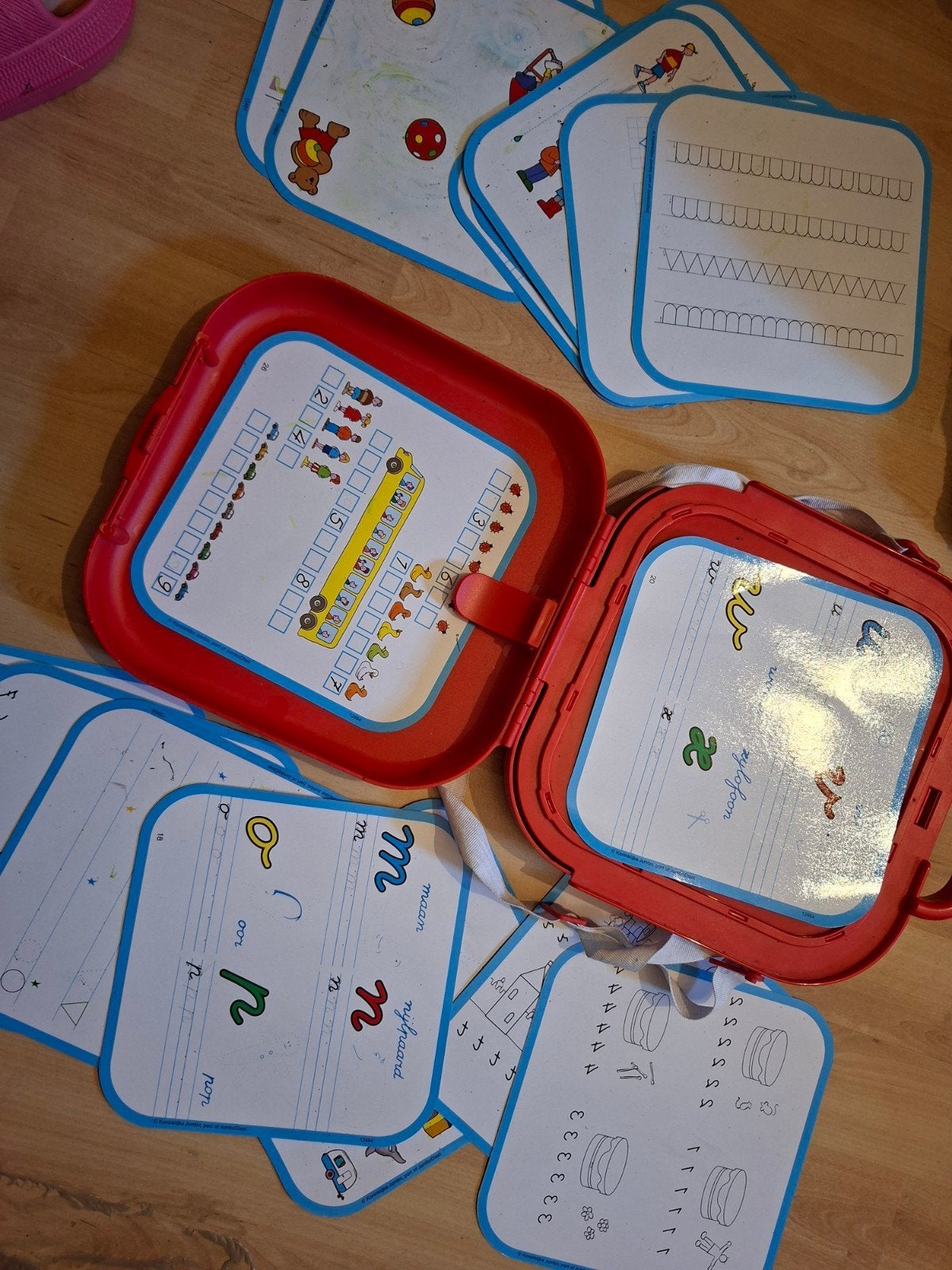 Jumbo Koffer Leren Schrijven - Educatief Speelgoed, Ophalen, Gebruikt, Taal en Lezen