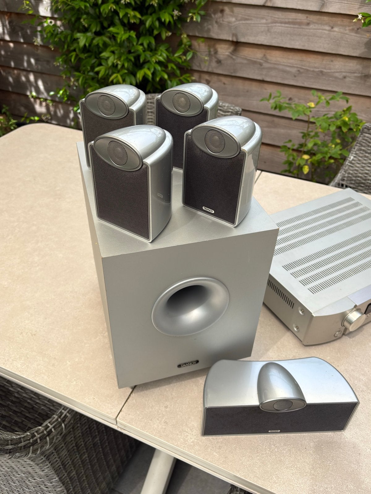 Tannoy SFX 5.1 Home Cinema Systeem met Subwoofer, 70 watt of meer, Zo goed als nieuw, 5.1-systeem, Overige spelers