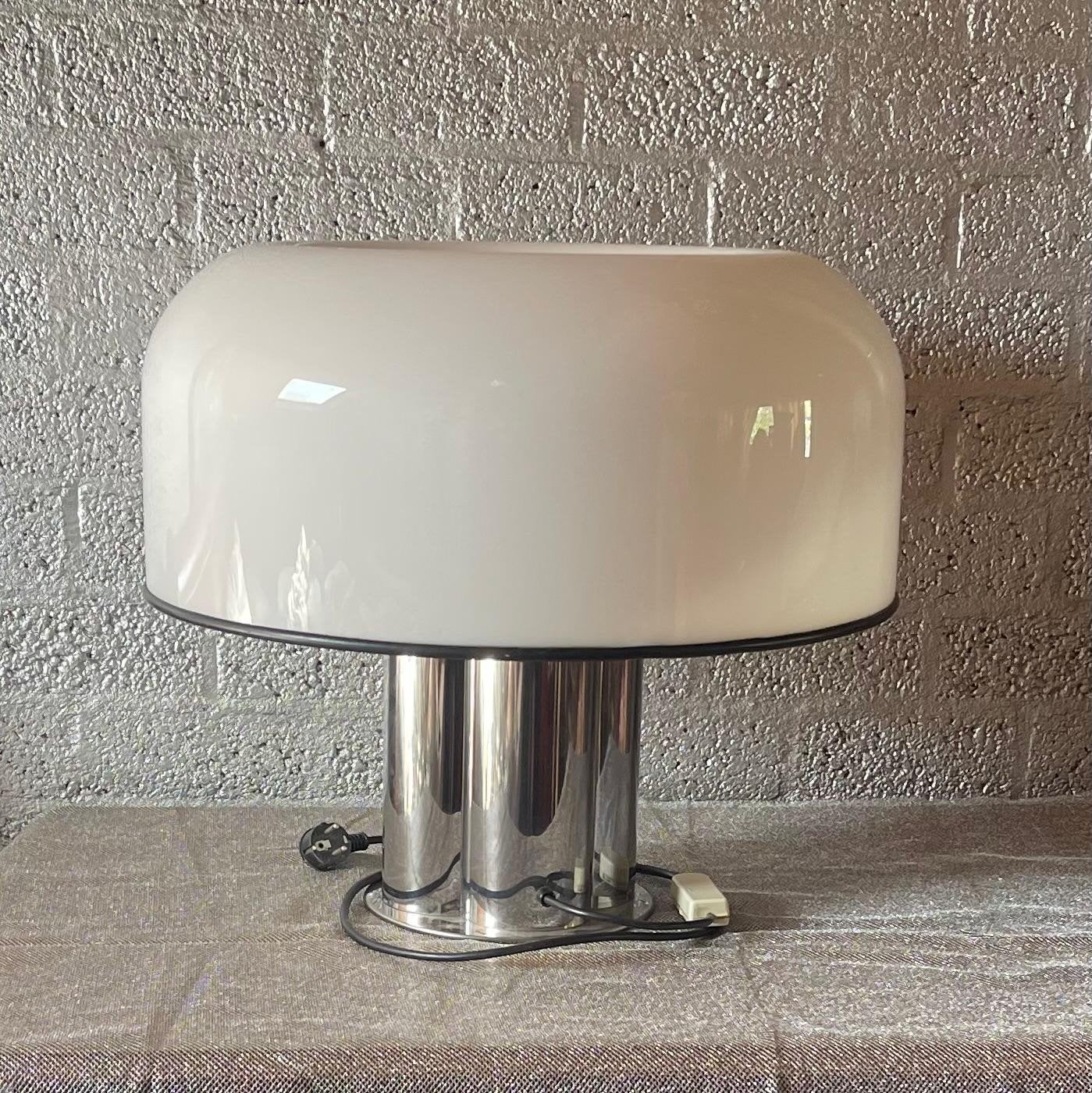 Vintage Harvey Guzzini Tafellamp - Italiaans Design, Gebruikt, Overige merken, Vintage, Paddenstoellamp