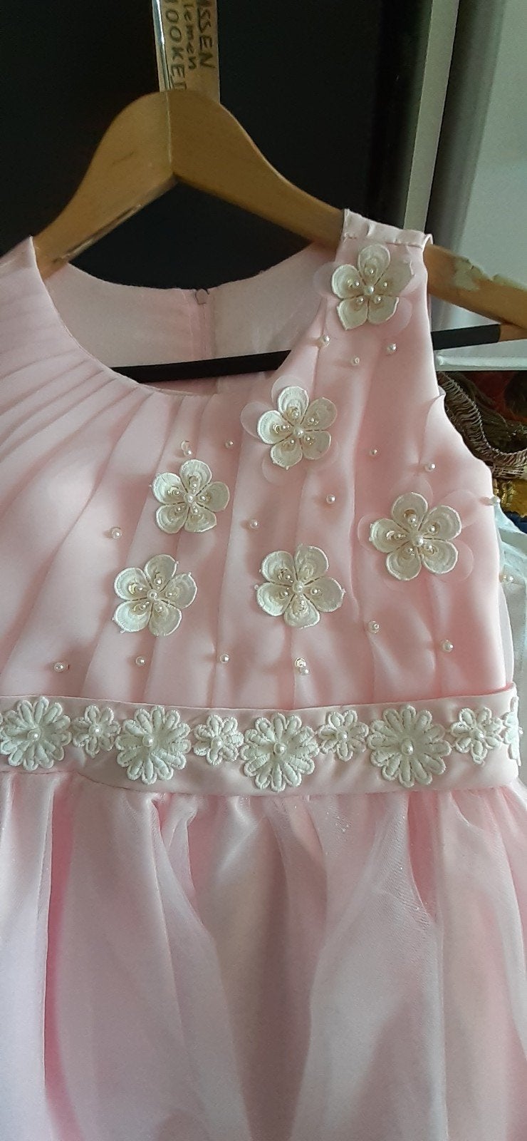 roze feestjurk, prinsessenjurk maat 12, Ophalen of Verzenden, Nieuw, Meisje