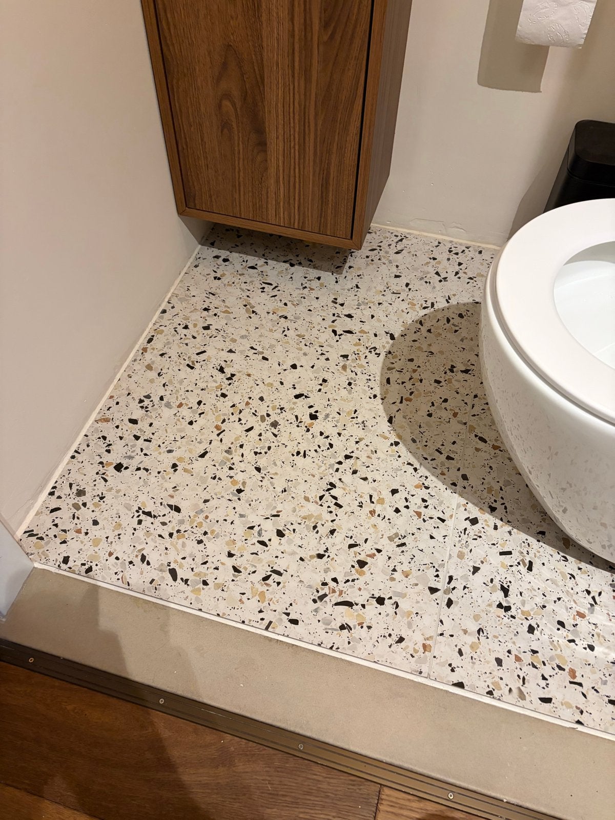 Terrazzo Beige Vloer-/Wandtegel 60x60 cm Natuursteenlook, Doe-het-zelf en Verbouw, Nieuw, Ophalen of Verzenden, Vloertegels, Overige materialen