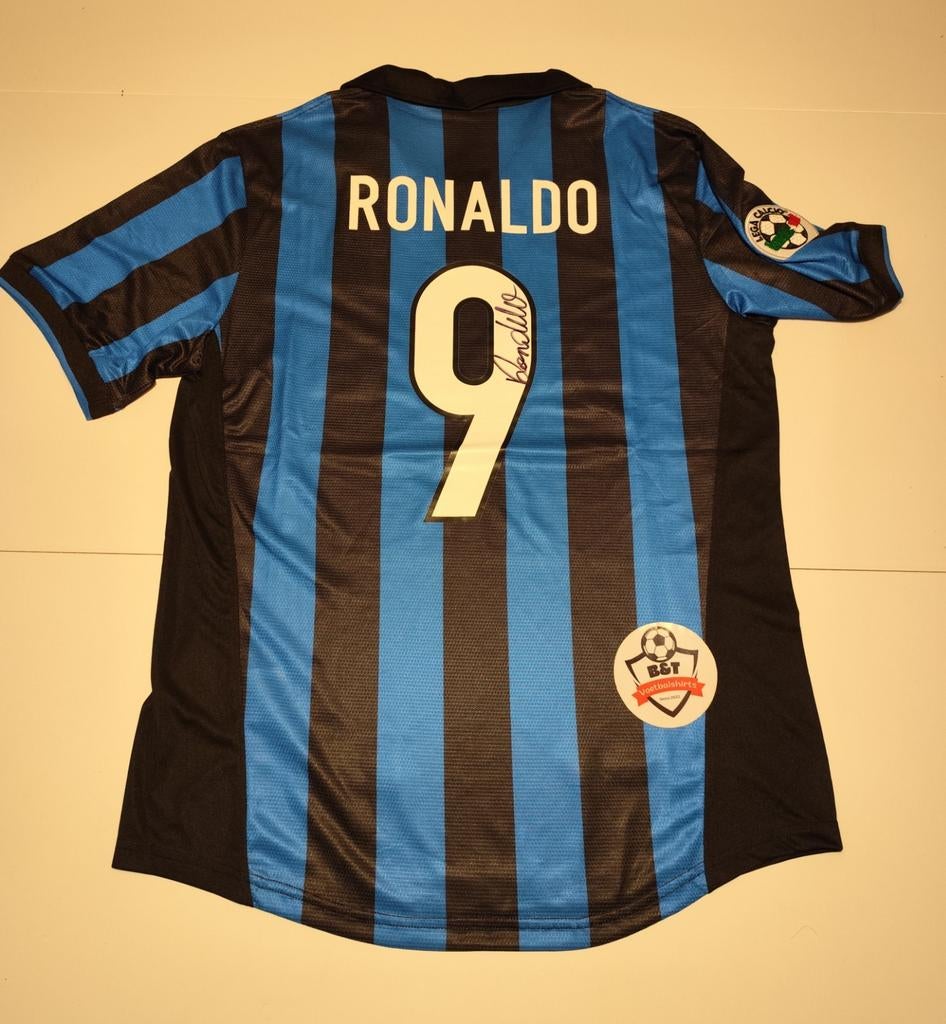 Gesigneerd Ronaldo Lima Inter Milan Shirt - Maat L, Verzamelen, Sportartikelen en Voetbal, Verzenden