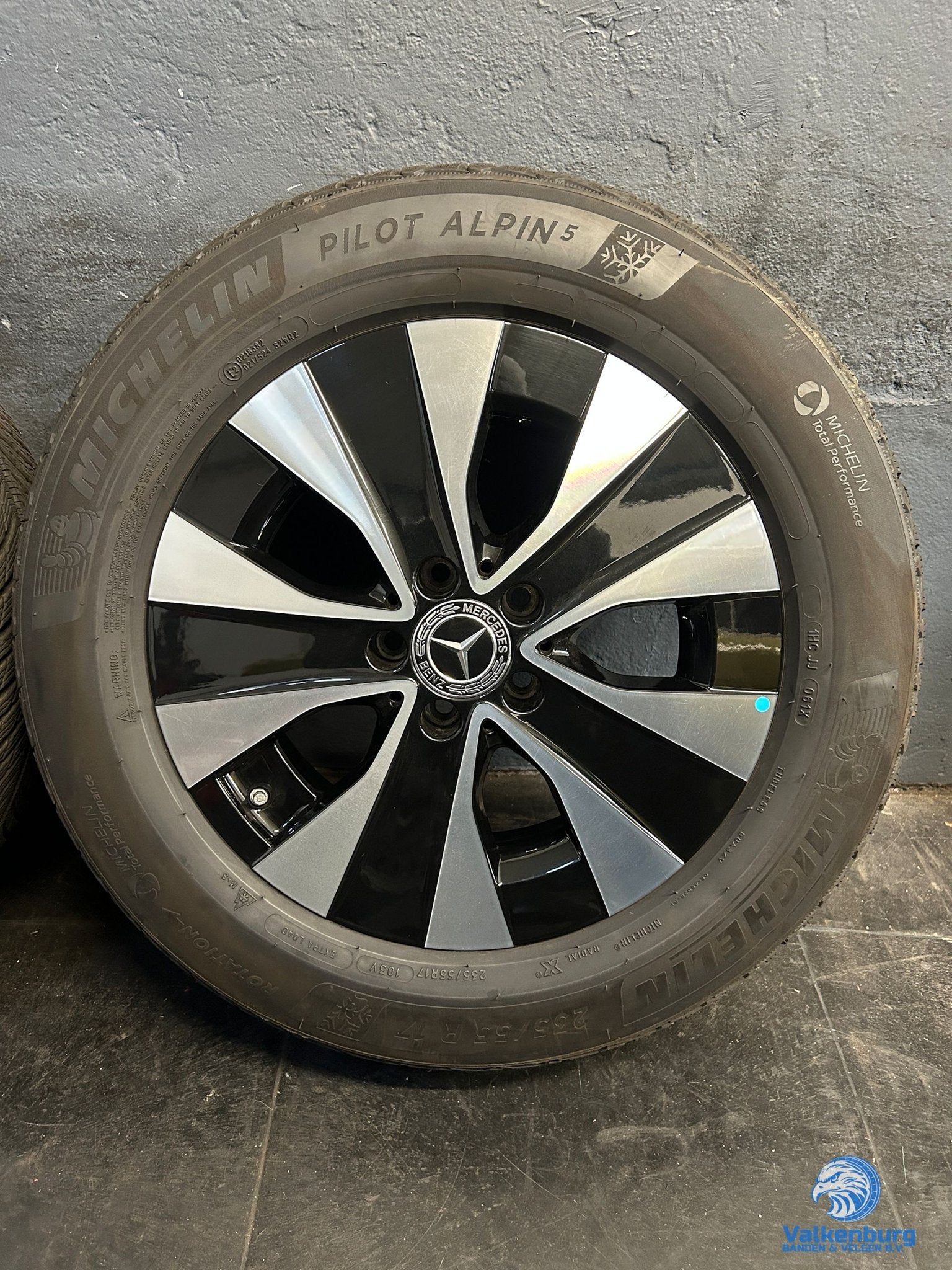 8mm! Originele Mercedes Vito V-klasse W447 EQV TPMS 17 inch, -, -, Banden en Velgen, 17 inch