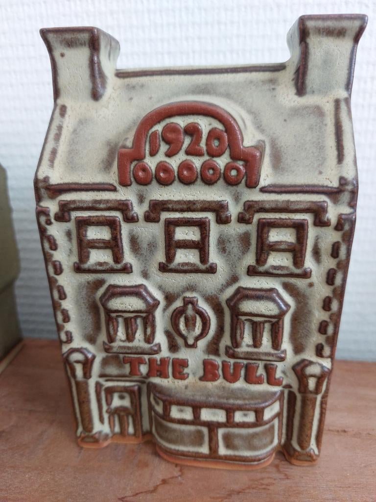 Antieke Tremar U.K. spaarpot 'The Bull' uit 1920, Ophalen of Verzenden, Gebruikt, Object of Gebouw