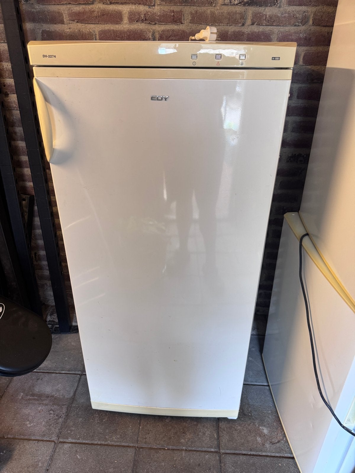 EDY DV-2274 Vrijstaande Vrieskast - Gebruikt, Gebruikt, 140 tot 160 cm, Ophalen, Vrieskast