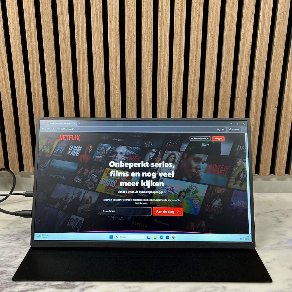 Portable Monitor (Nieuw/Geseald), HDMI, Tiptoplaptop, Nieuw, Full HD