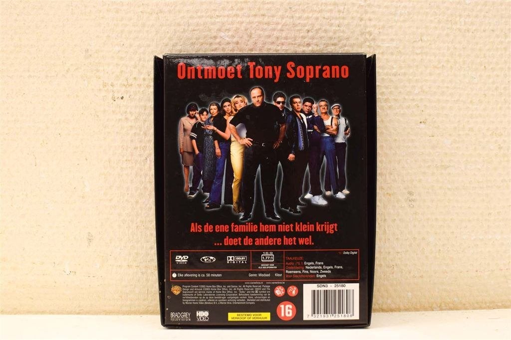 4 dvd box The Sopranos de complete serie 1 49436, Ophalen of Verzenden, Gebruikt