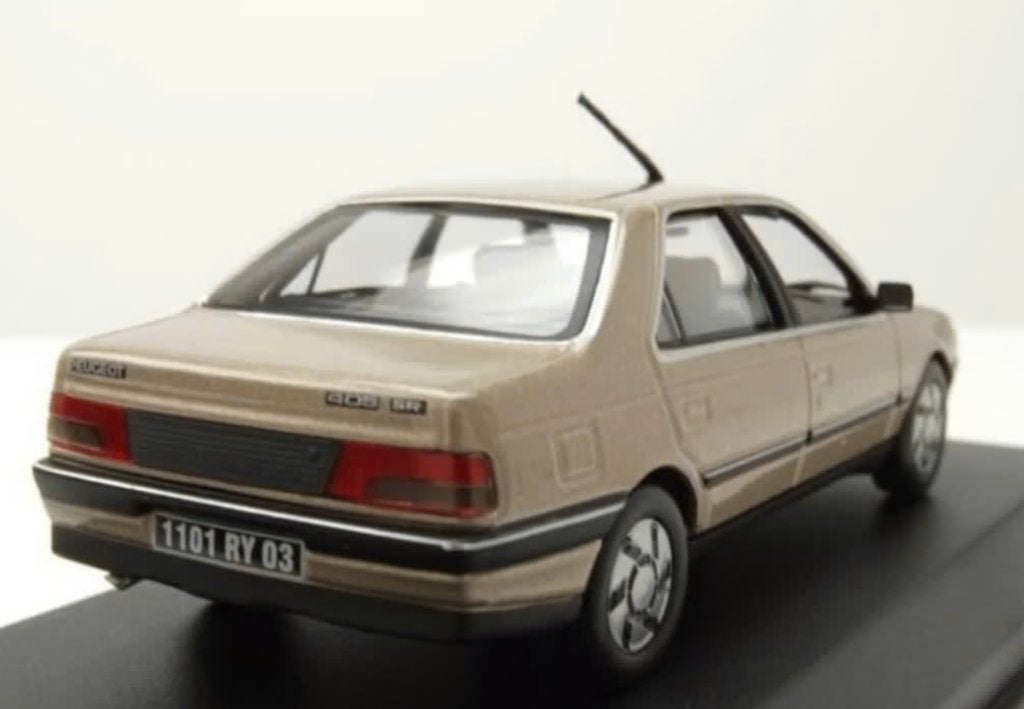 Peugeot 405 SRi 1991 Beige schaal 1/43 NOREV REF. 474514, Hobby en Vrije tijd, Modelauto's | 1:43, Verzenden, Nieuw, Auto, Norev