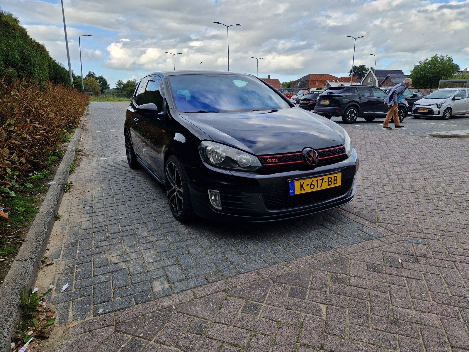 Te koop volkswagen golf 6 >>  gti stage 2 ( opknapper ), Voorwielaandrijving, Zwart, Handgeschakeld, Golf