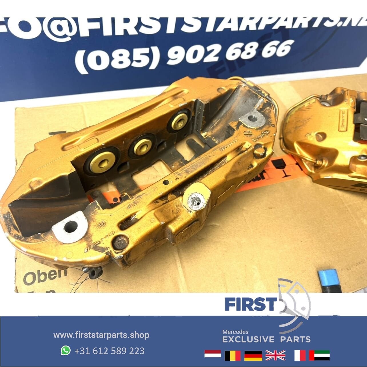 KERAMIK REMKLAUW W205 C205 C63 W213 E63 W218 CLS63 W190 GT63, Gebruikt, -, Ophalen of Verzenden, -