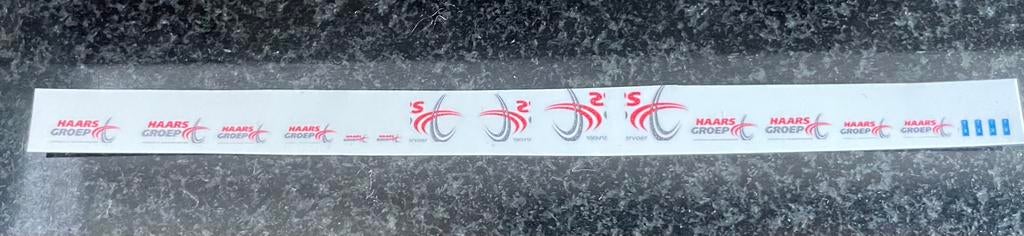 Decals transfer logo set van haars groep taxi vervoer 1:87, Verzenden, Nieuw