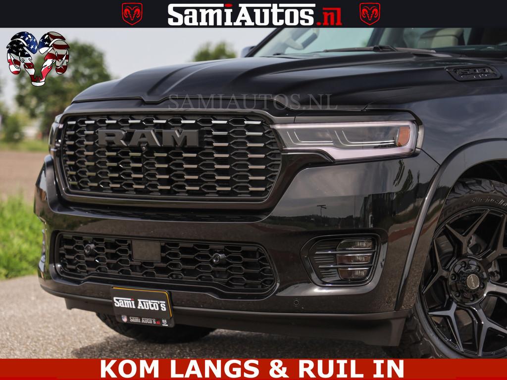 Dodge Ram TUNGSTEN BLACK OPS | 540 PK | HIGH END | MASSAGE |, Auto's, Automaat, Gebruikt, Met garantie (alle), Zwart